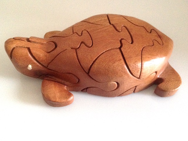 Puzzle en bois - tortue de mer